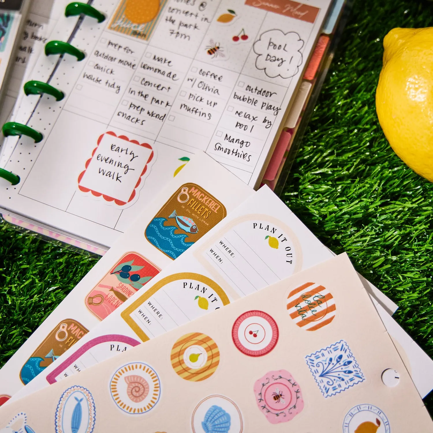 Happy Planner Summer Fun stickers value pack 795 pièces