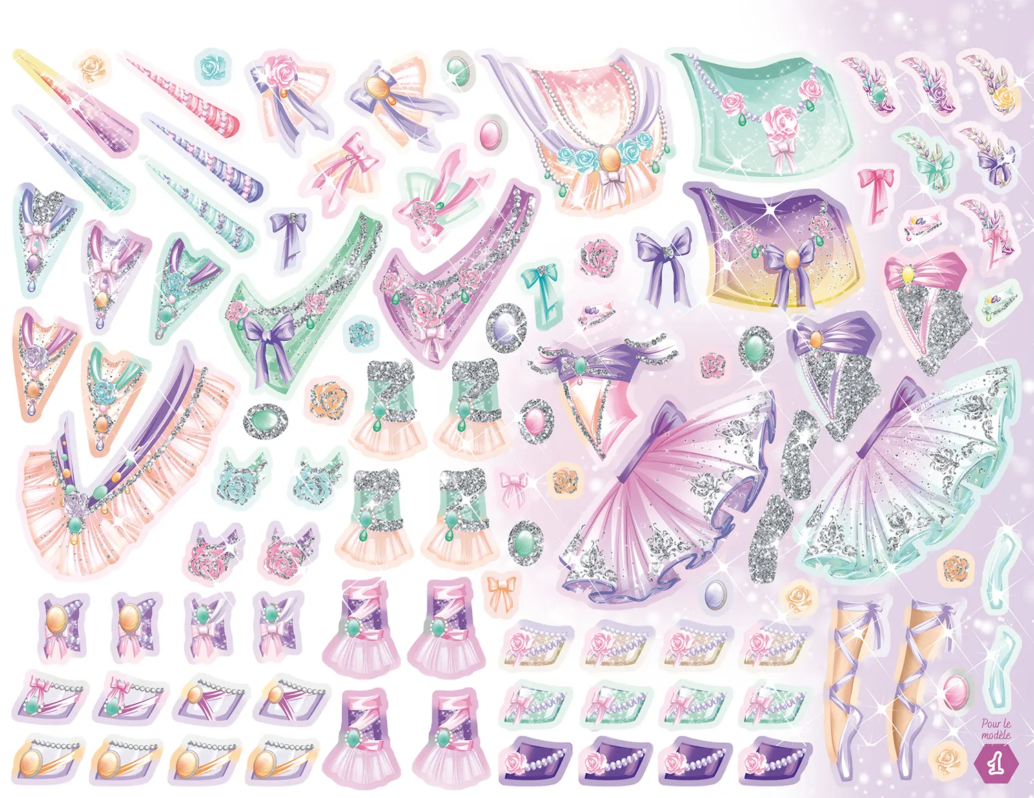 Frigobloc Licornes de rêve carnet créatif ballerines