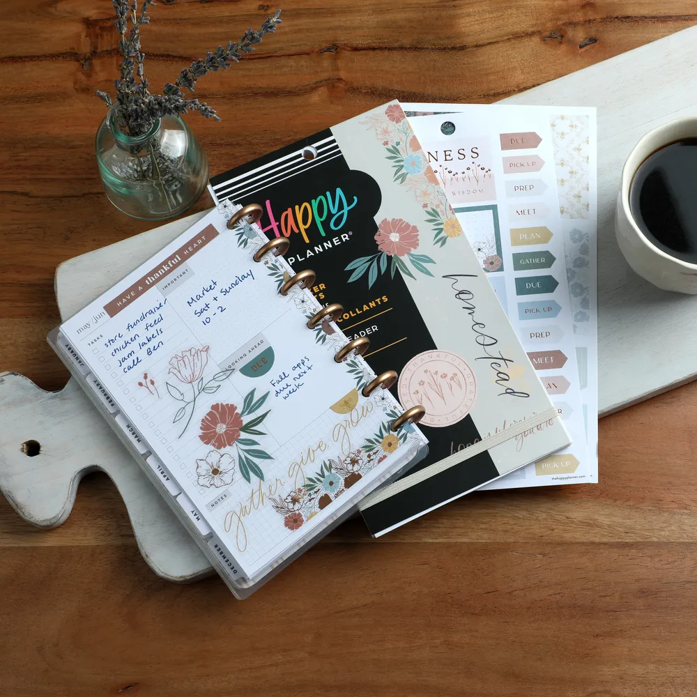 Happy Planner Homesteader Value Pack stickers 580 maison