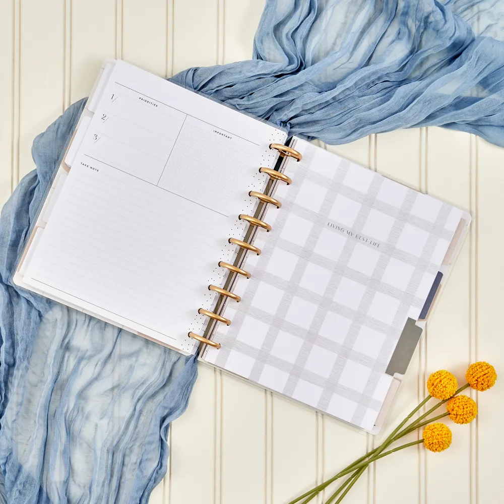 Happy Planner Simple Essentials Classic agenda vertical non daté