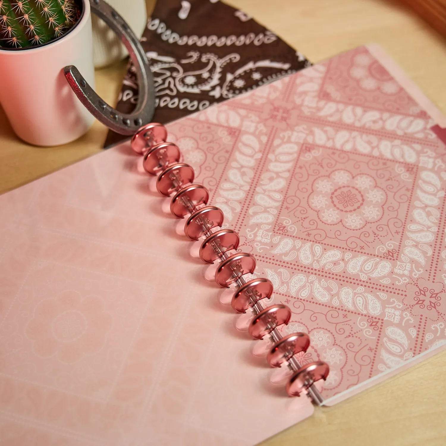 Happy Planner Coral Western Boot disques métal Medium corail lot 11