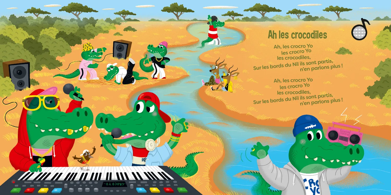 Bêtes de scène Rap dans la savane livre sonore 1 an rap