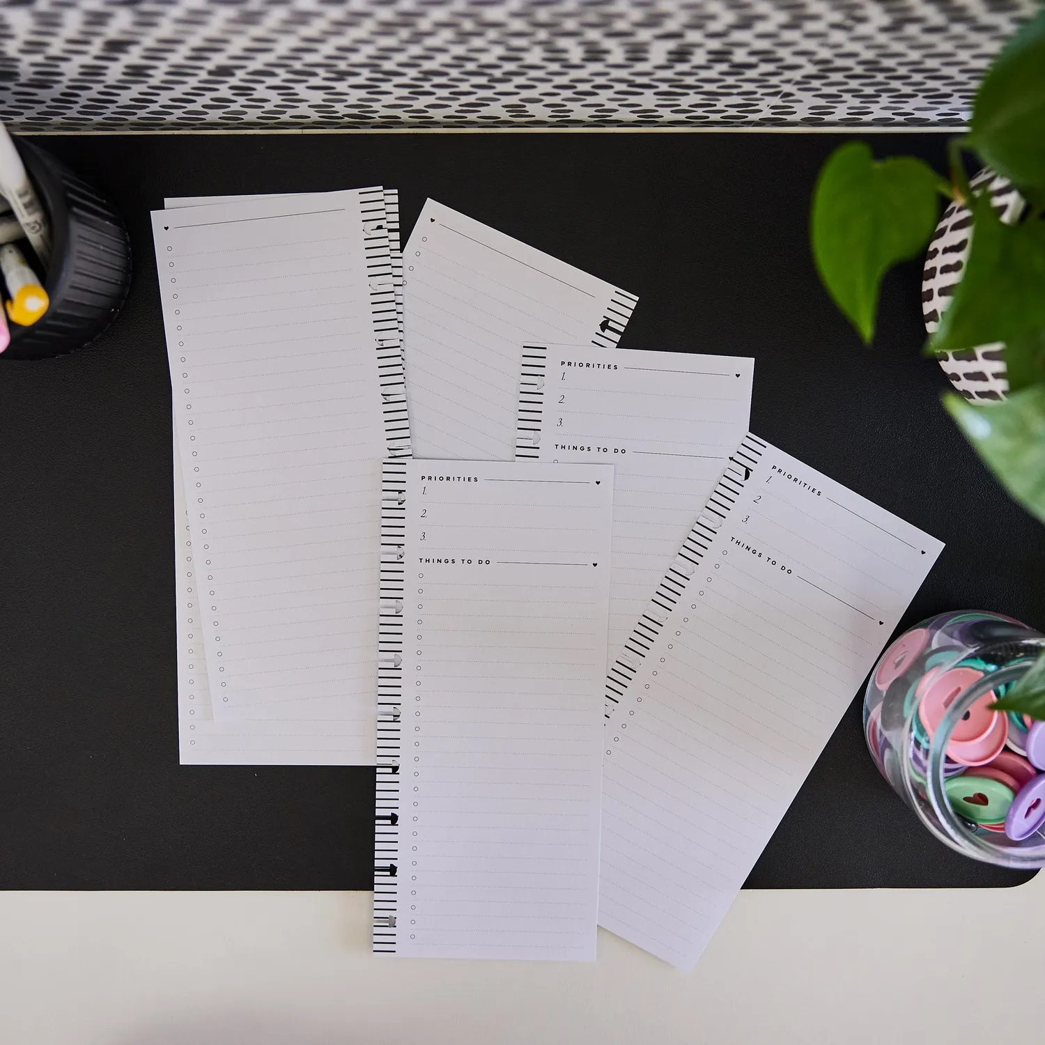 Happy Planner Love L+S recharge checklist Skinny 60 feuilles