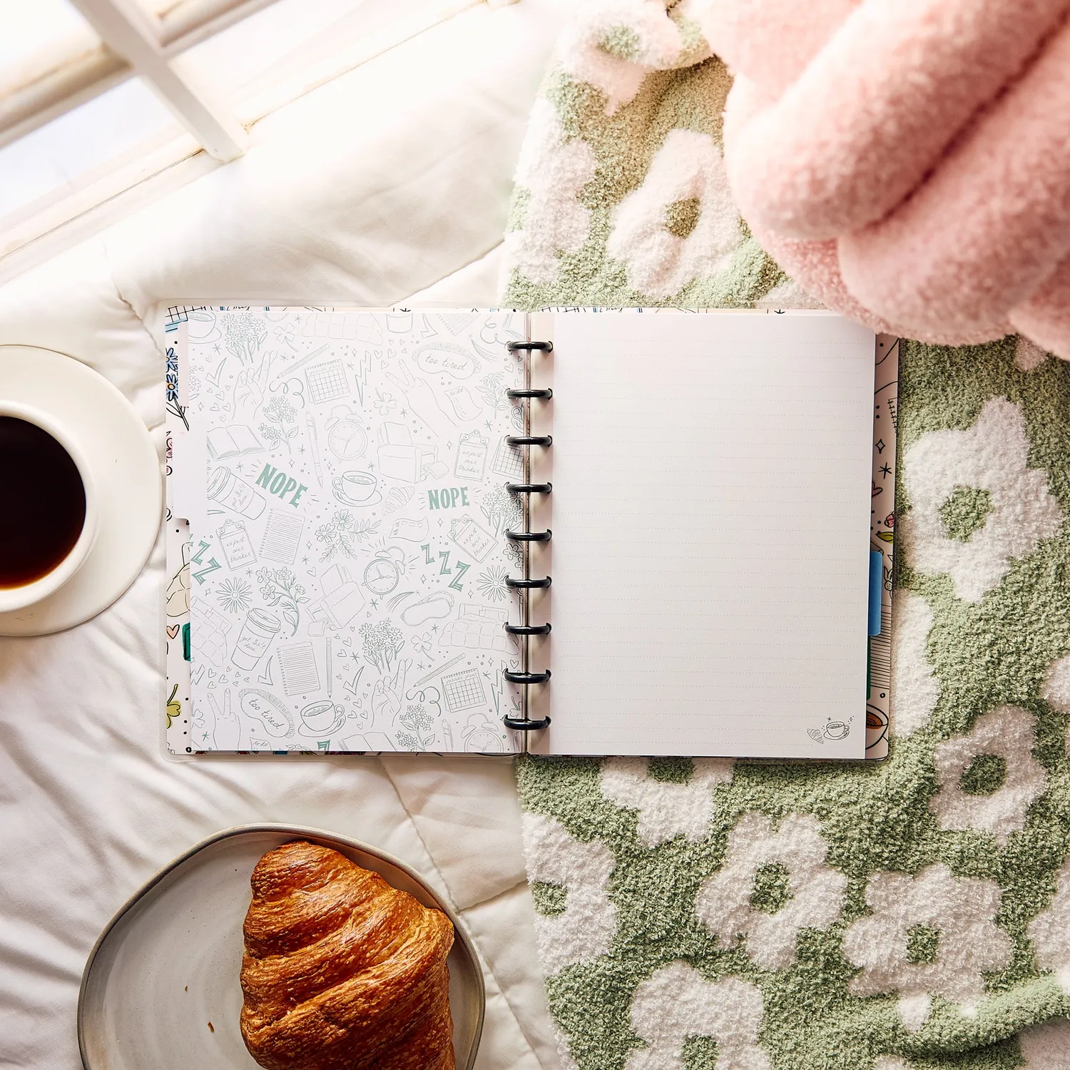 Happy Planner Pajama Plans Classic carnet pointillés 60 feuilles