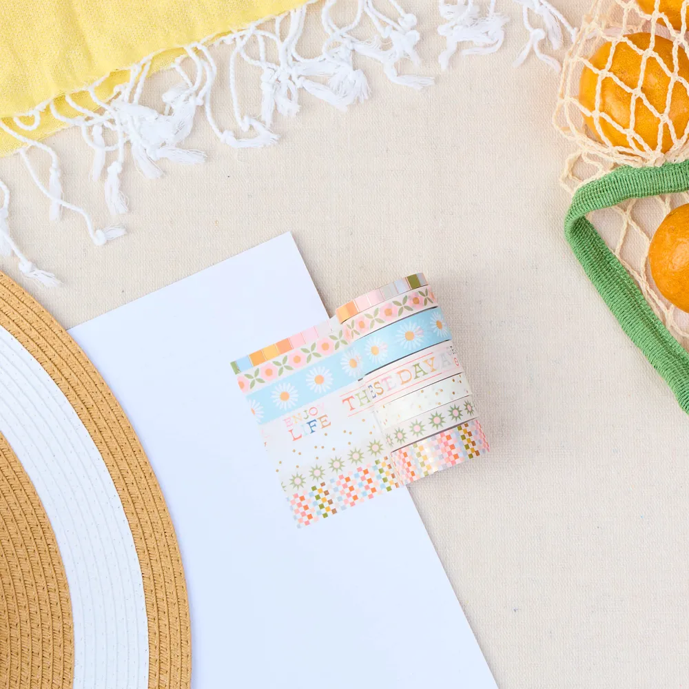 Happy Planner Simple Joys washi tape 7 rouleaux floral
