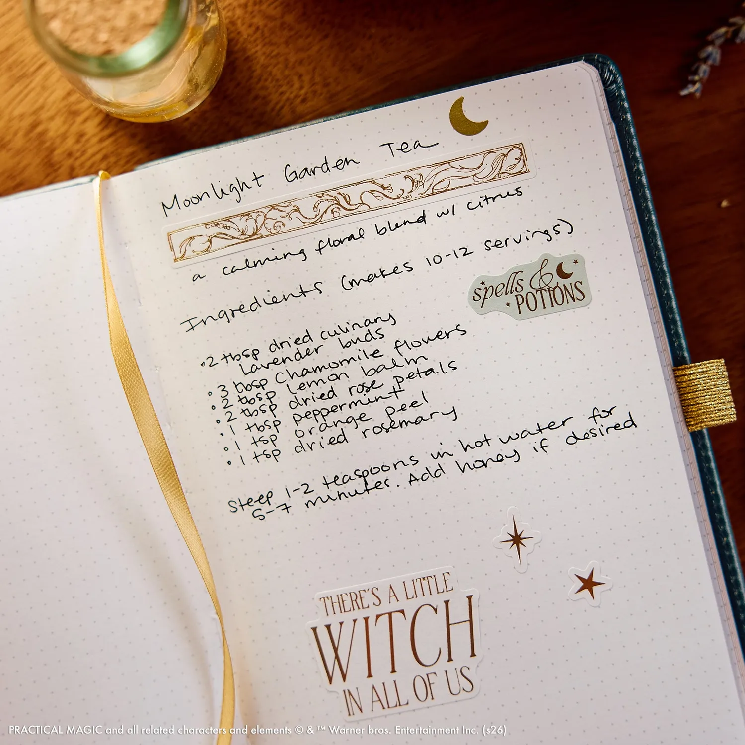 Happy Planner Practical Magic journal pointillé A5 tranches dorées
