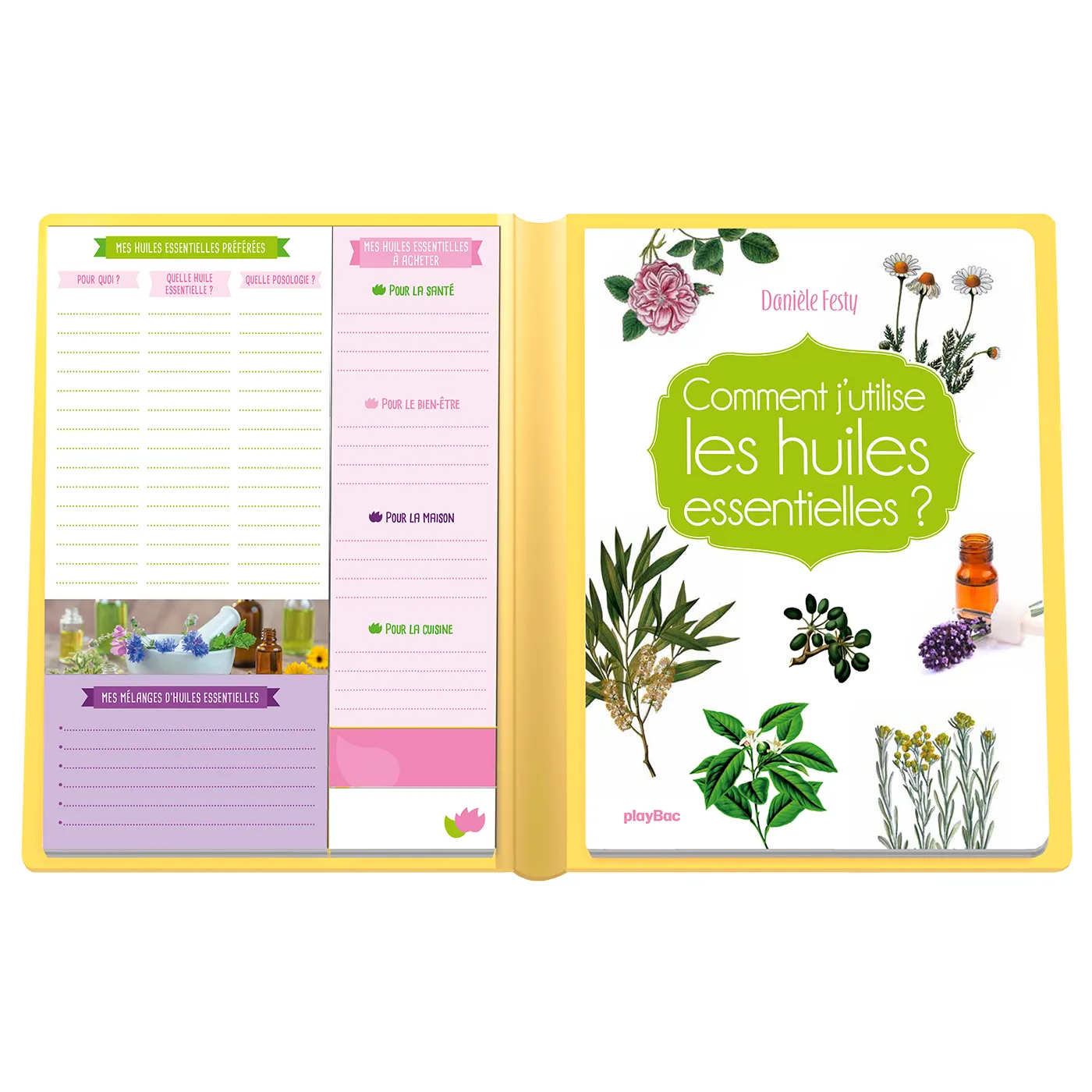 Frigobloc Comment j'utilise les huiles essentielles guide note+book