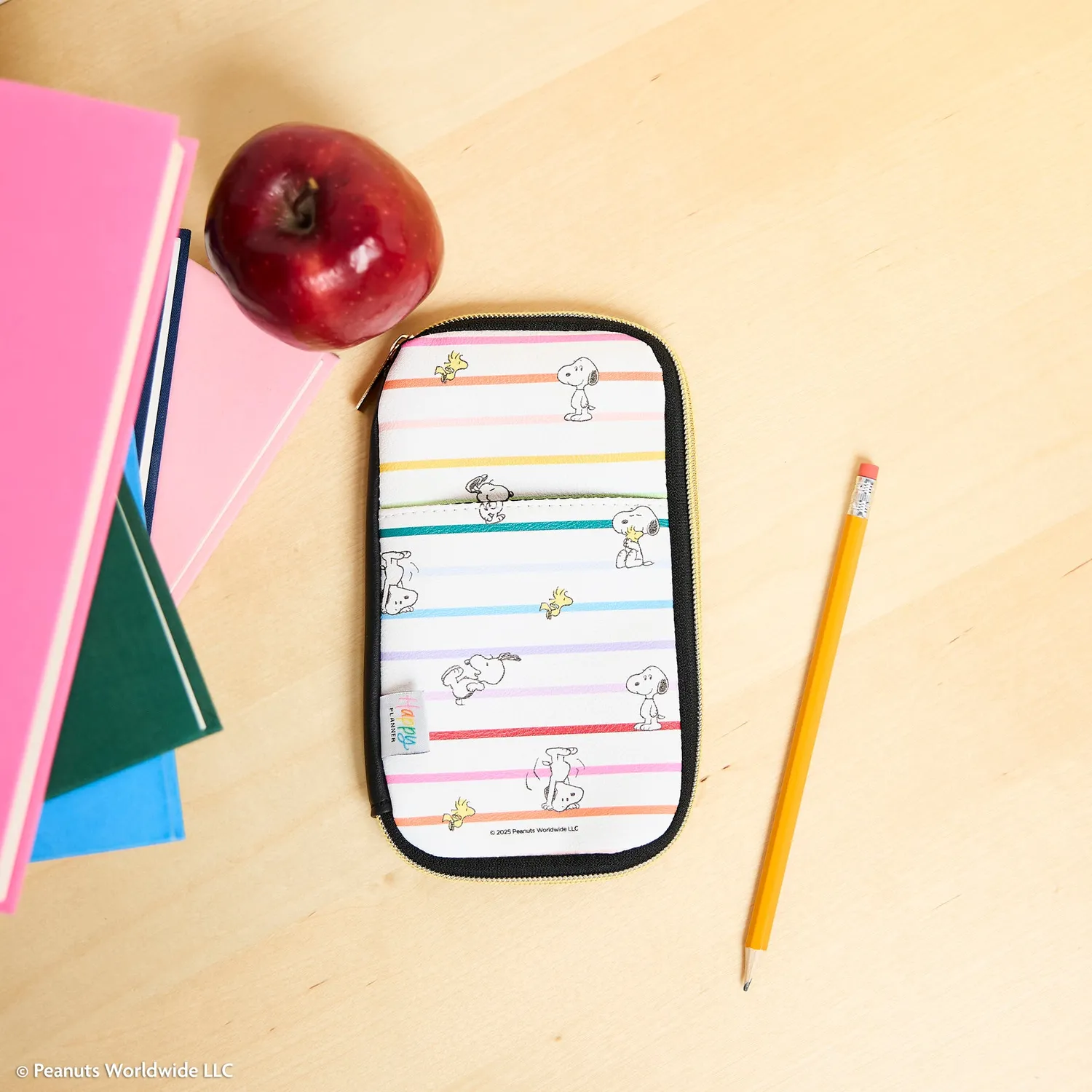 Happy Planner Peanuts Banded trousse à fermeture Snoopy
