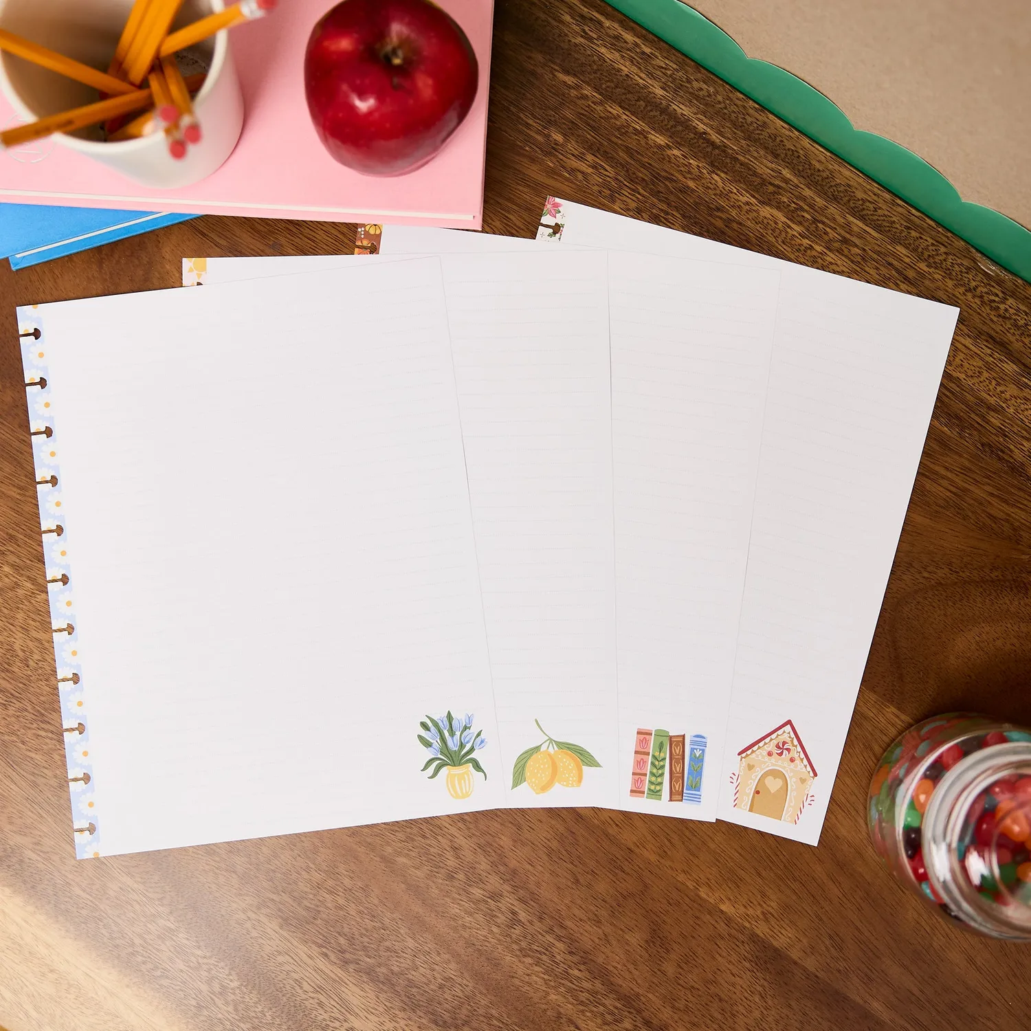 Happy Planner Seasonal Joy papier ligné pointillé Big 40 feuilles