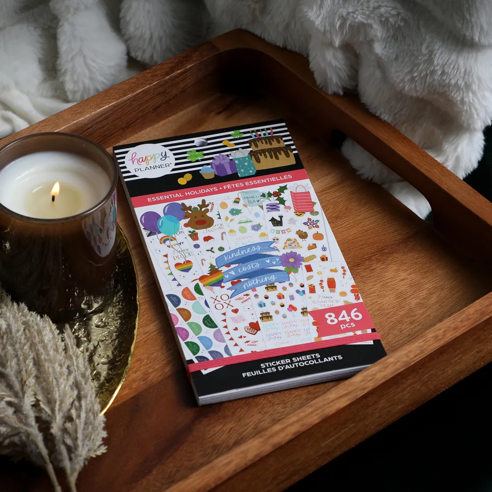 Happy Planner Essential Holidays stickers 30 pages 513