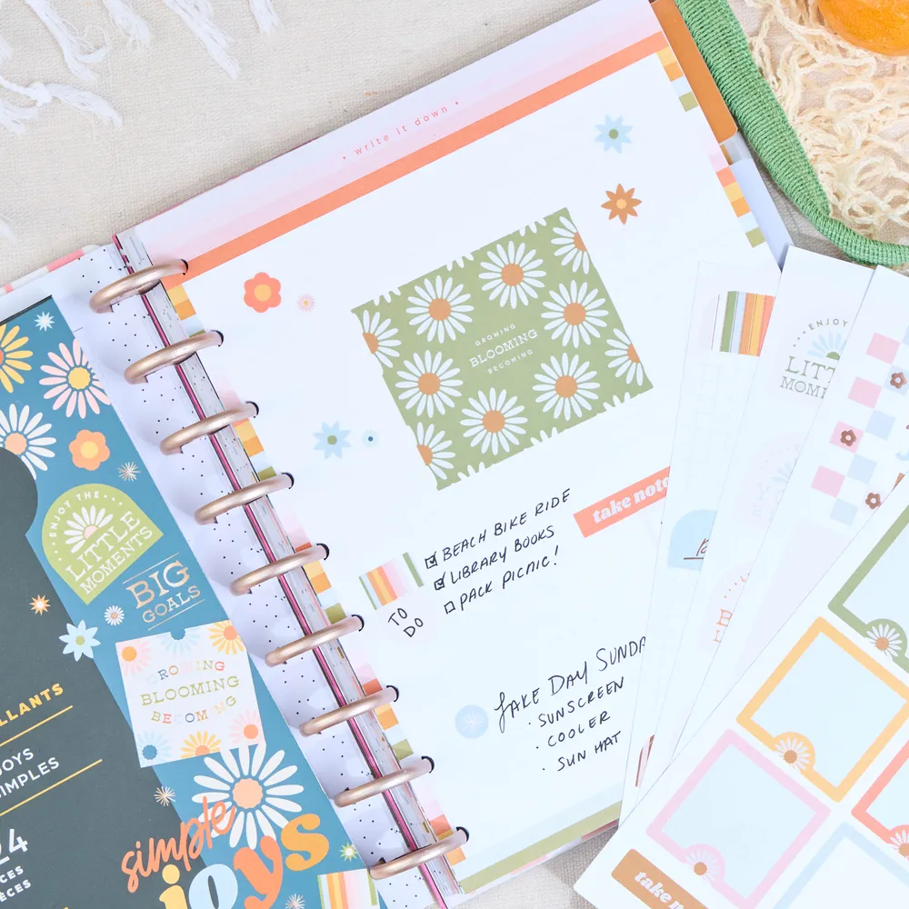 Happy Planner Simple Joys stickers Classic 30 planches washi