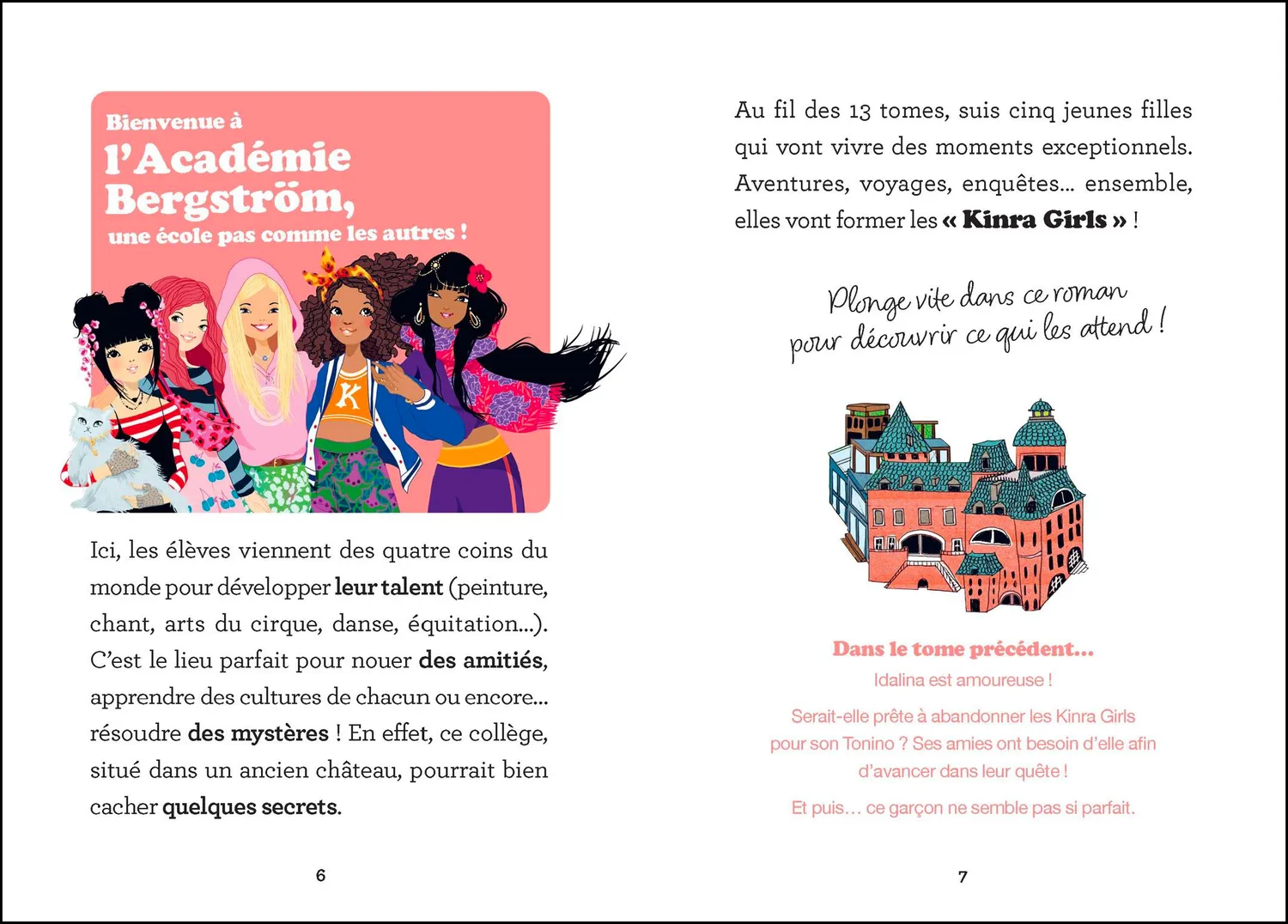 Kinra Girls Tome 8 Un danger au château roman fille