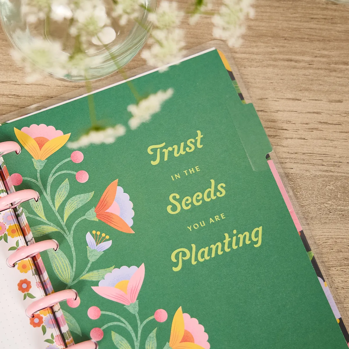 Happy Planner Bloom & Glow carnet mini pointillé 60 feuilles