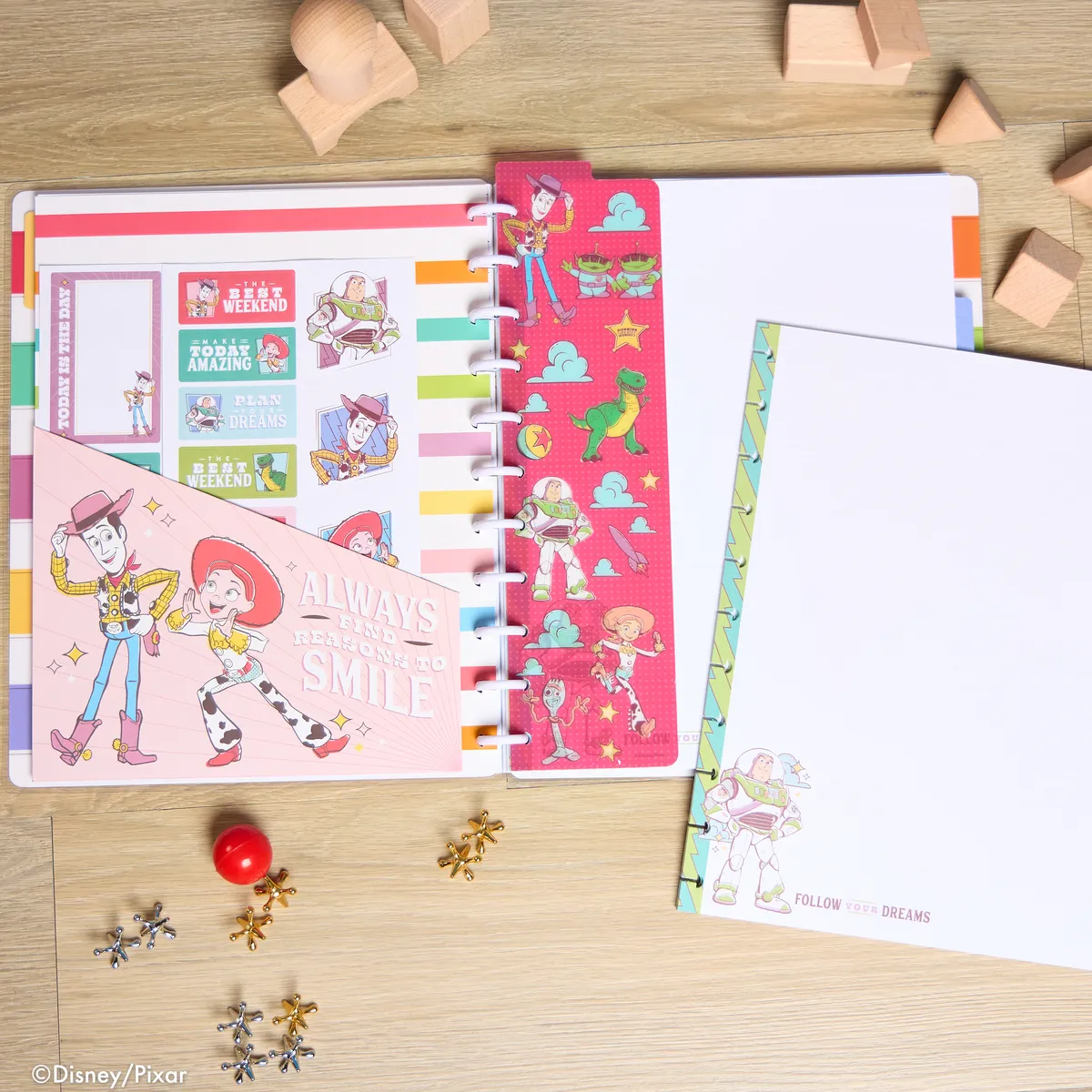 Happy Planner Toy Story 30 ans pack accessoires Big anniversaire