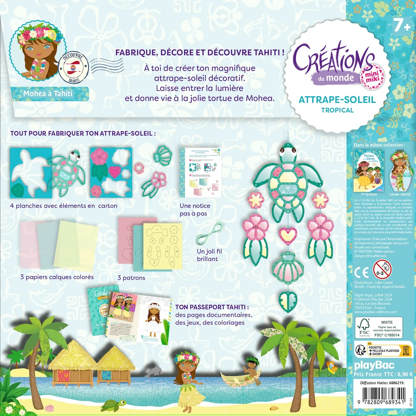 Frigobloc Minimiki attrape-soleil tropical kit créatif