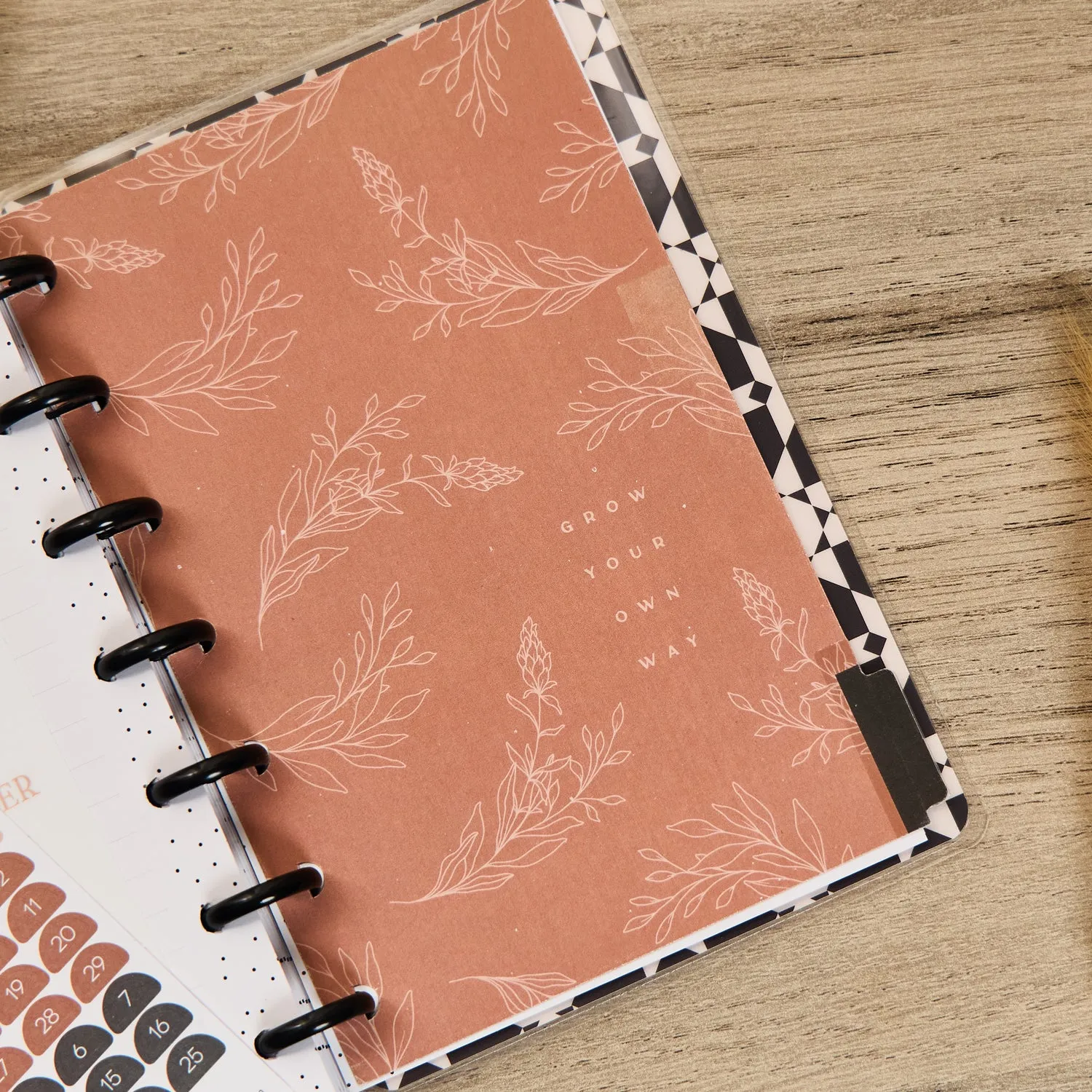 Happy Planner Modern Charm Mini recharge agenda 6 mois