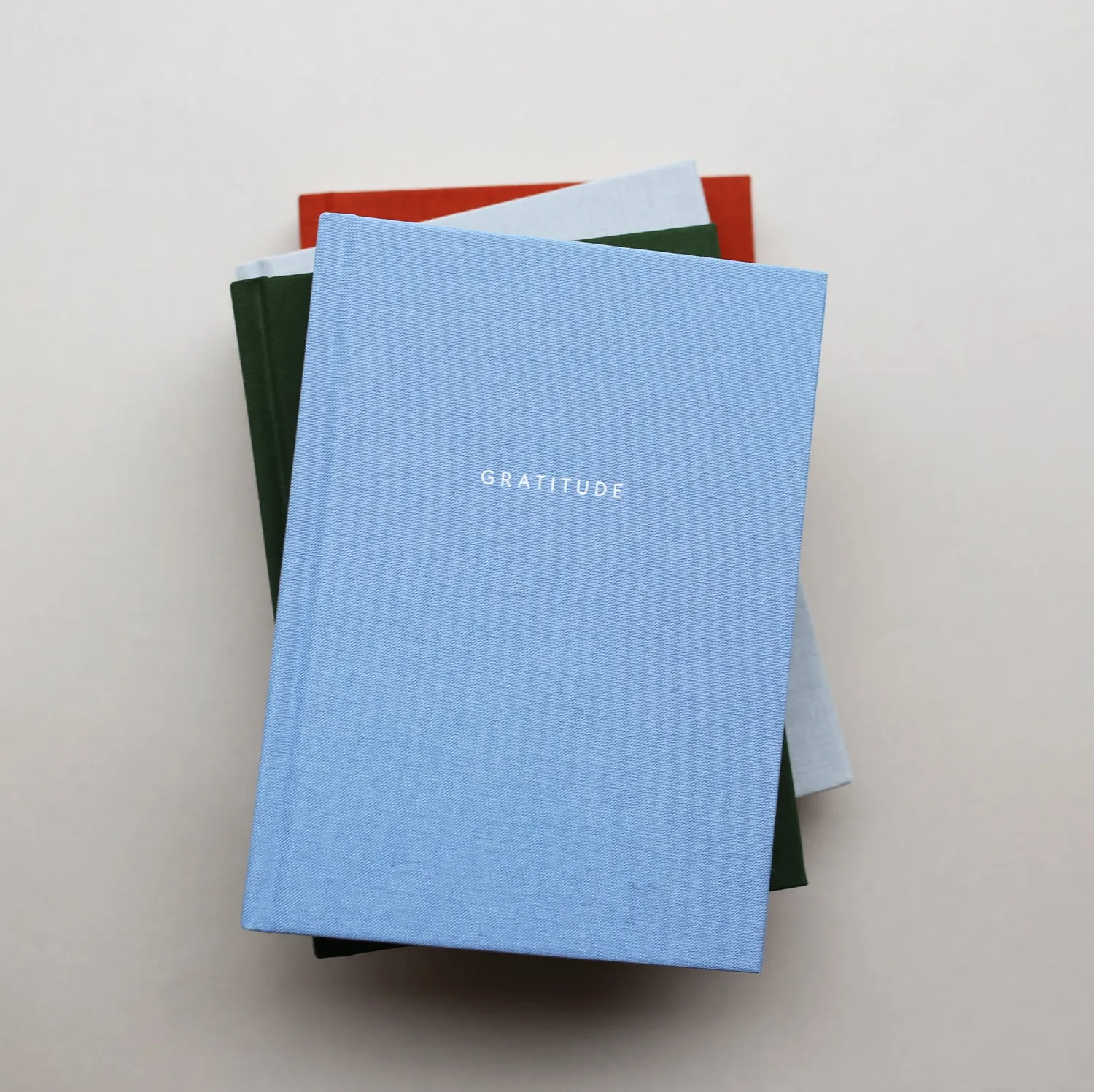 Kartotek Gratitude Journal carnet rigide bleu ciel