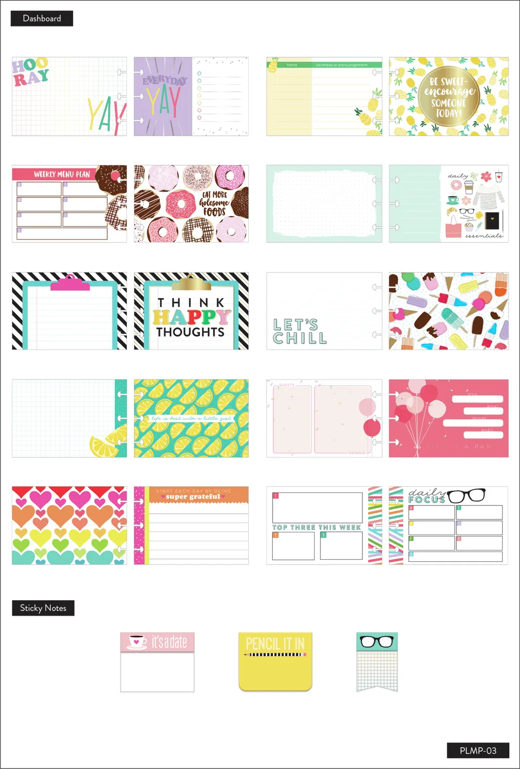 Me & my big ideas Happy Planner Super Fun stickers multipack 311 pièces