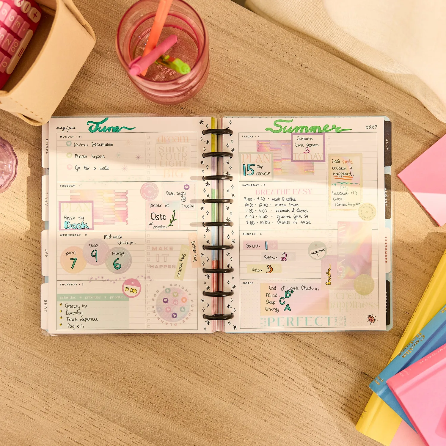 Happy Planner Lucky Day planner Classic horizontal 18 mois 2026-2027