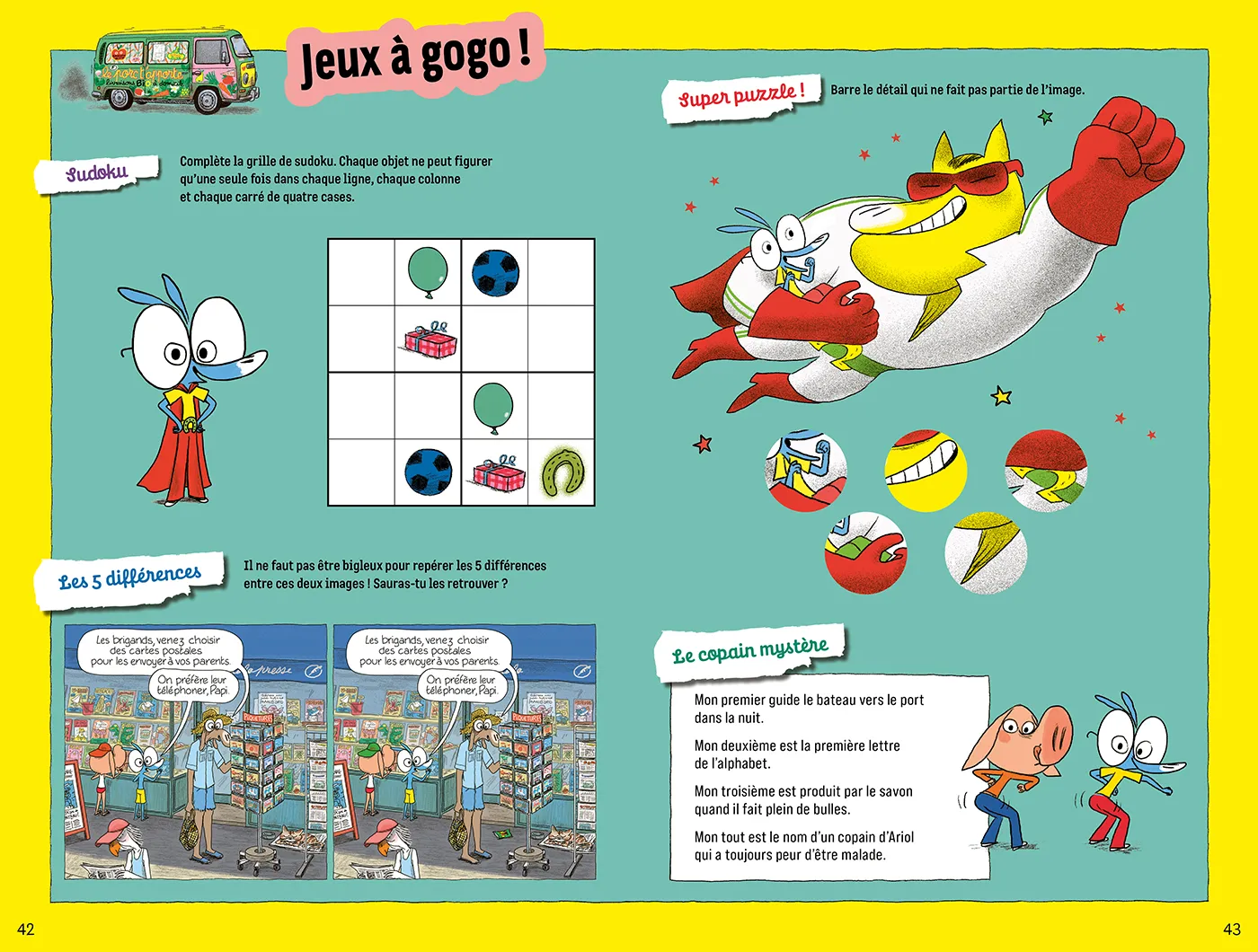 Les Incollables Ariol cahier de vacances CP au CE1 6-7 ans