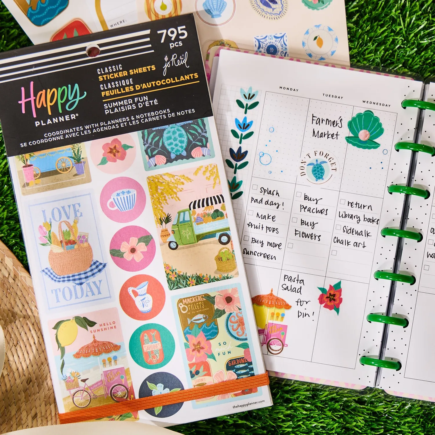 Happy Planner Summer Fun stickers value pack 795 pièces