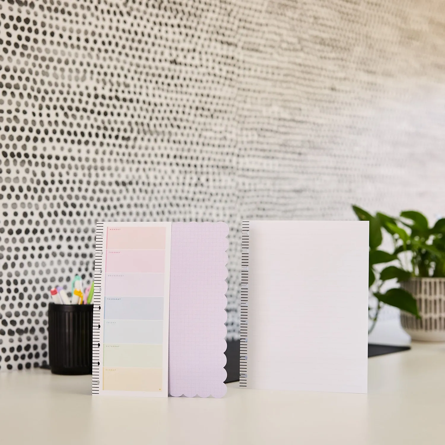 Happy Planner Love L+S papier recharge Classic 40 feuilles pastel