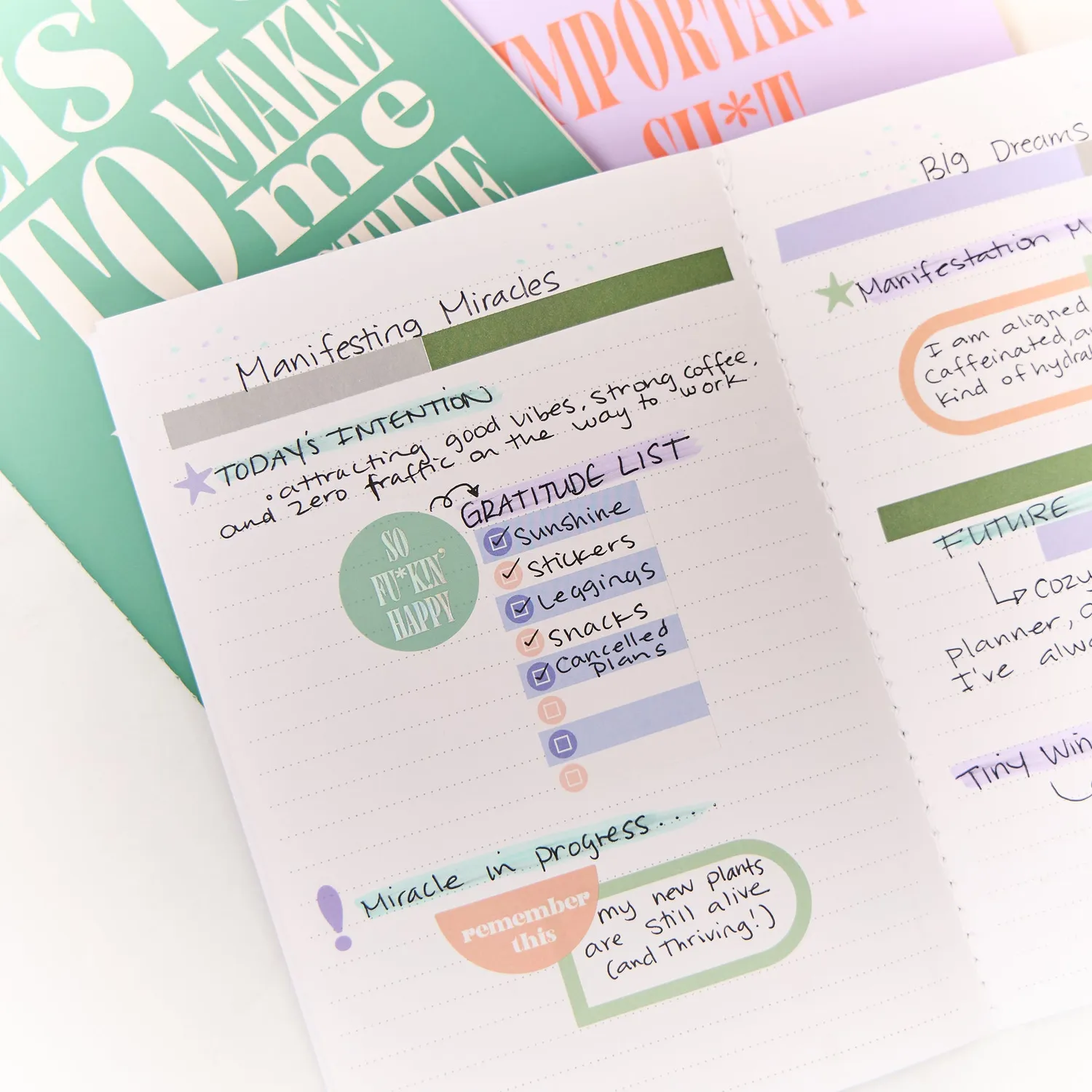 Happy Planner Current Mood carnets Small pointillés lot 3