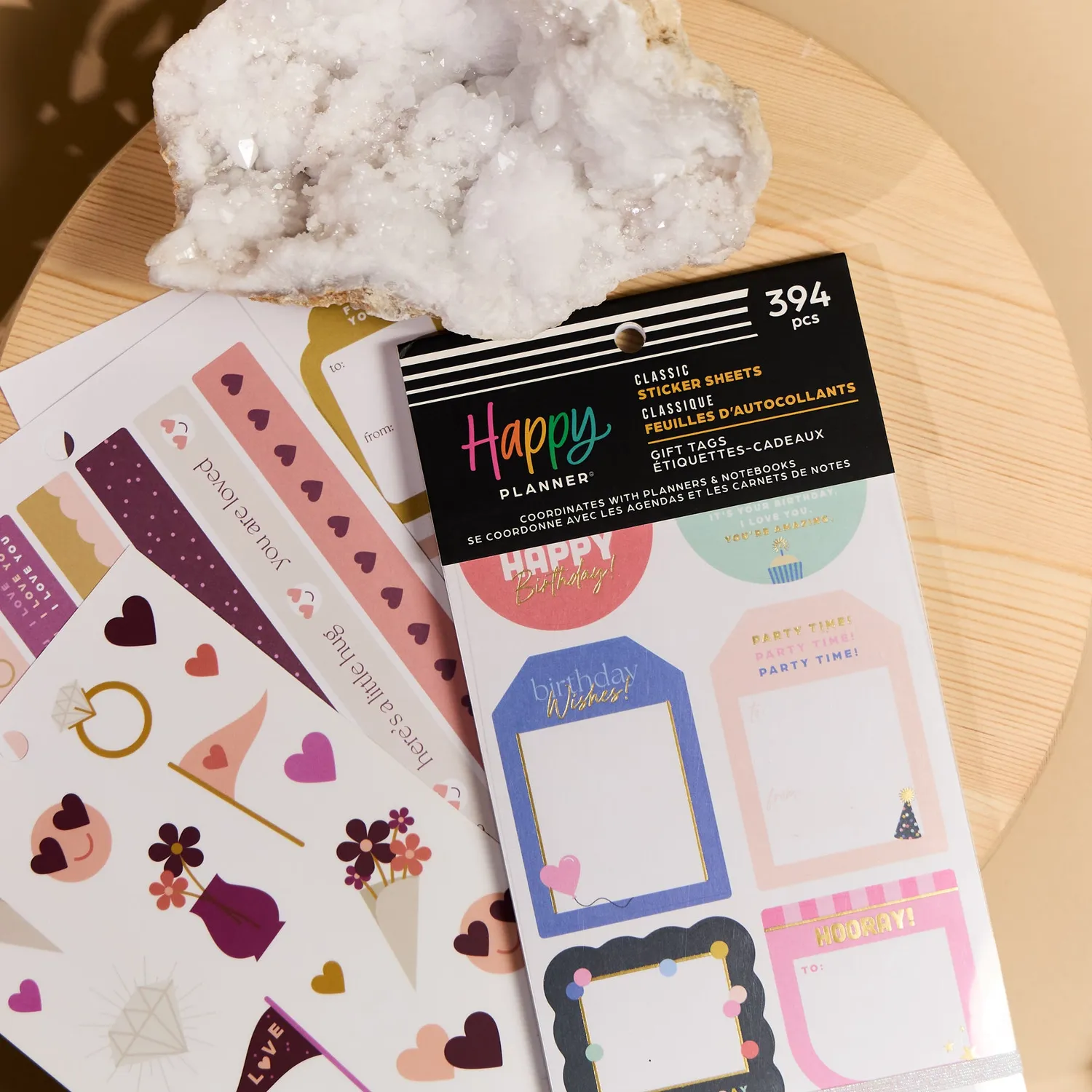 Happy Planner Gift Tags stickers étiquettes cadeaux 30 planches