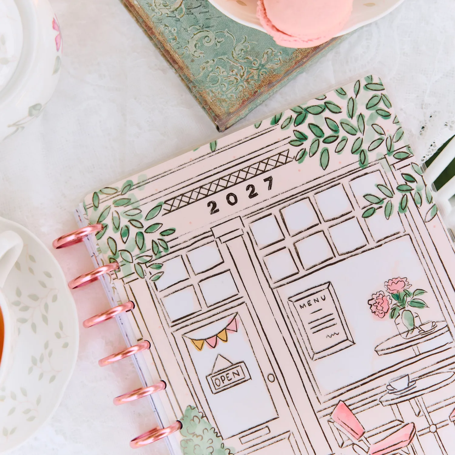 Happy Planner Seasonal Sidewalks agenda Classic Dashboard 2027
