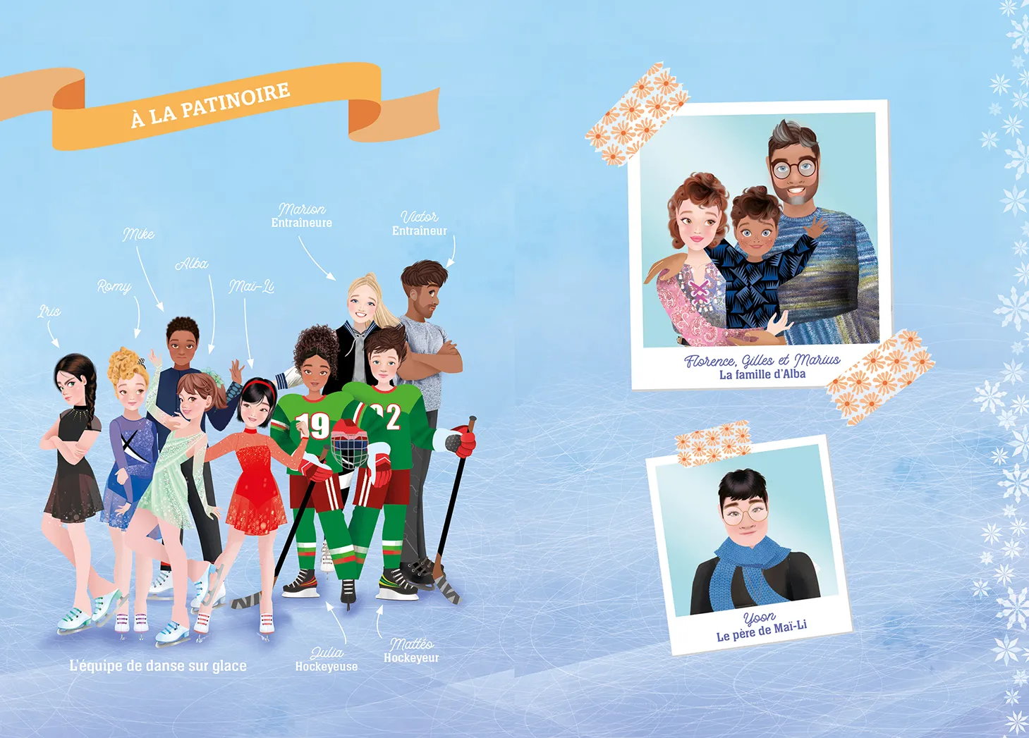 Frigobloc Passion Patinage Danser en couple Tome 3 roman 8-12 ans