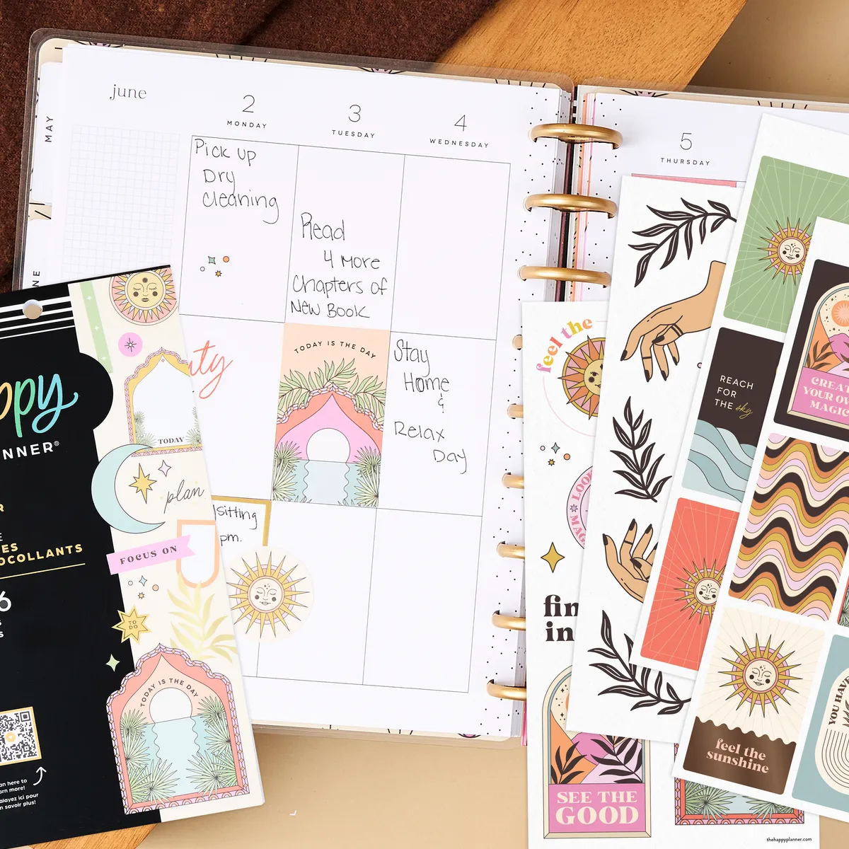 Happy Planner Desert Mystic stickers décoratifs 646 pièces