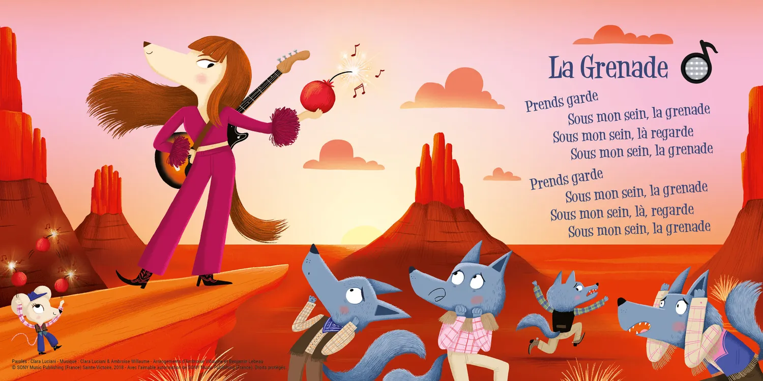 Frigobloc Mon premier Clara Luciani livre musical 5 titres