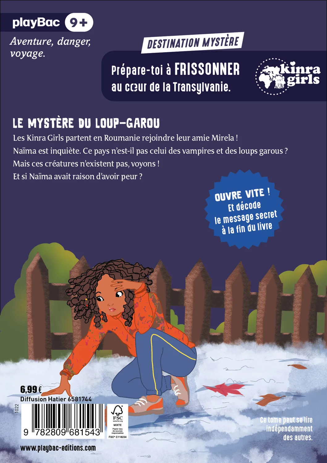 Frigobloc Kinra Girls Mystère Loup-garou tome 8 roman