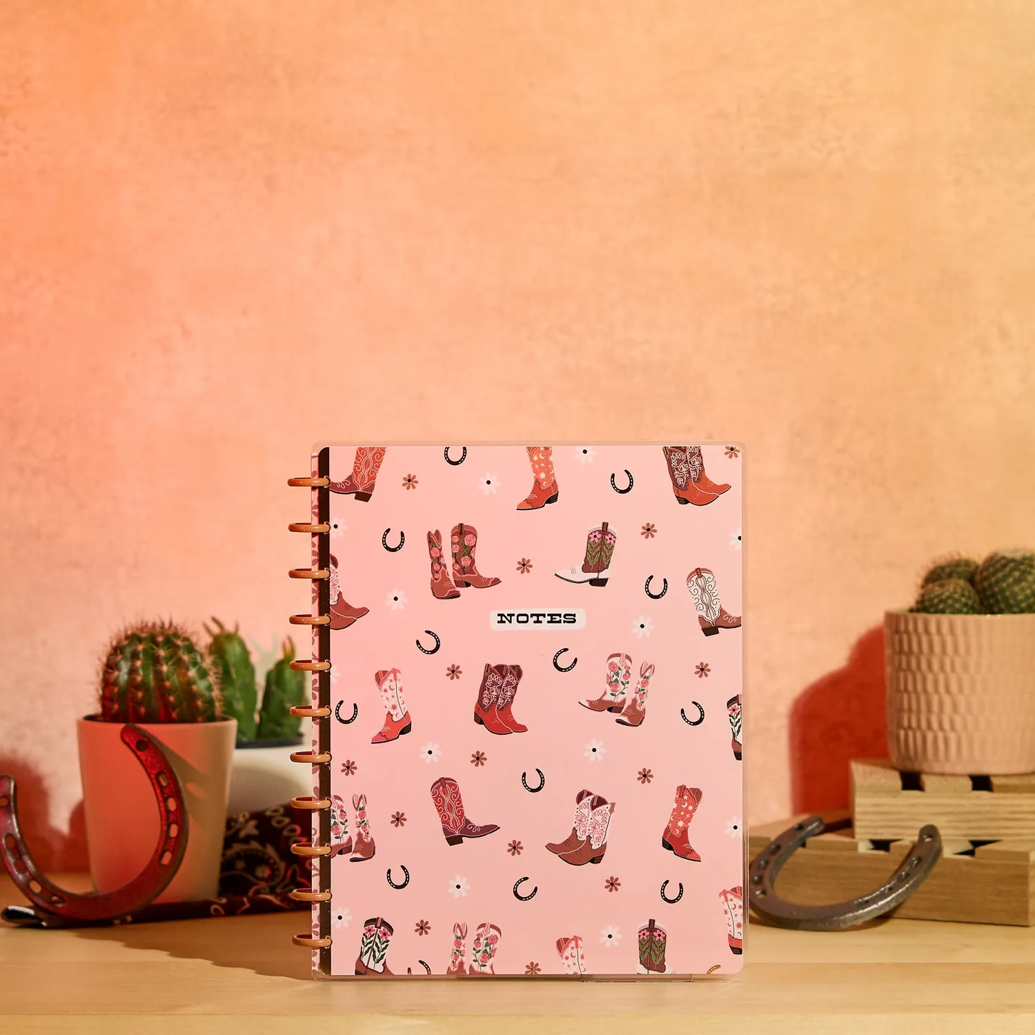 Me & my big ideas Western Bloom carnet grand pointillé 60 feuilles