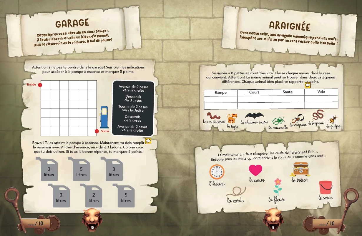 Frigobloc Fort Boyard cahier de vacances CP au CE1 été