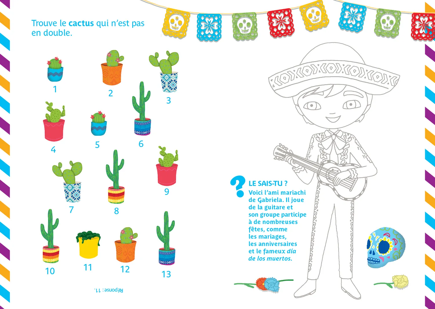 Minimiki Créations du monde Bracelets fête Mexicaine kit créatif