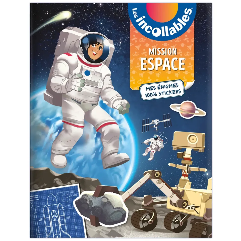 Les Incollables Mission Espace livre stickers 6 ans