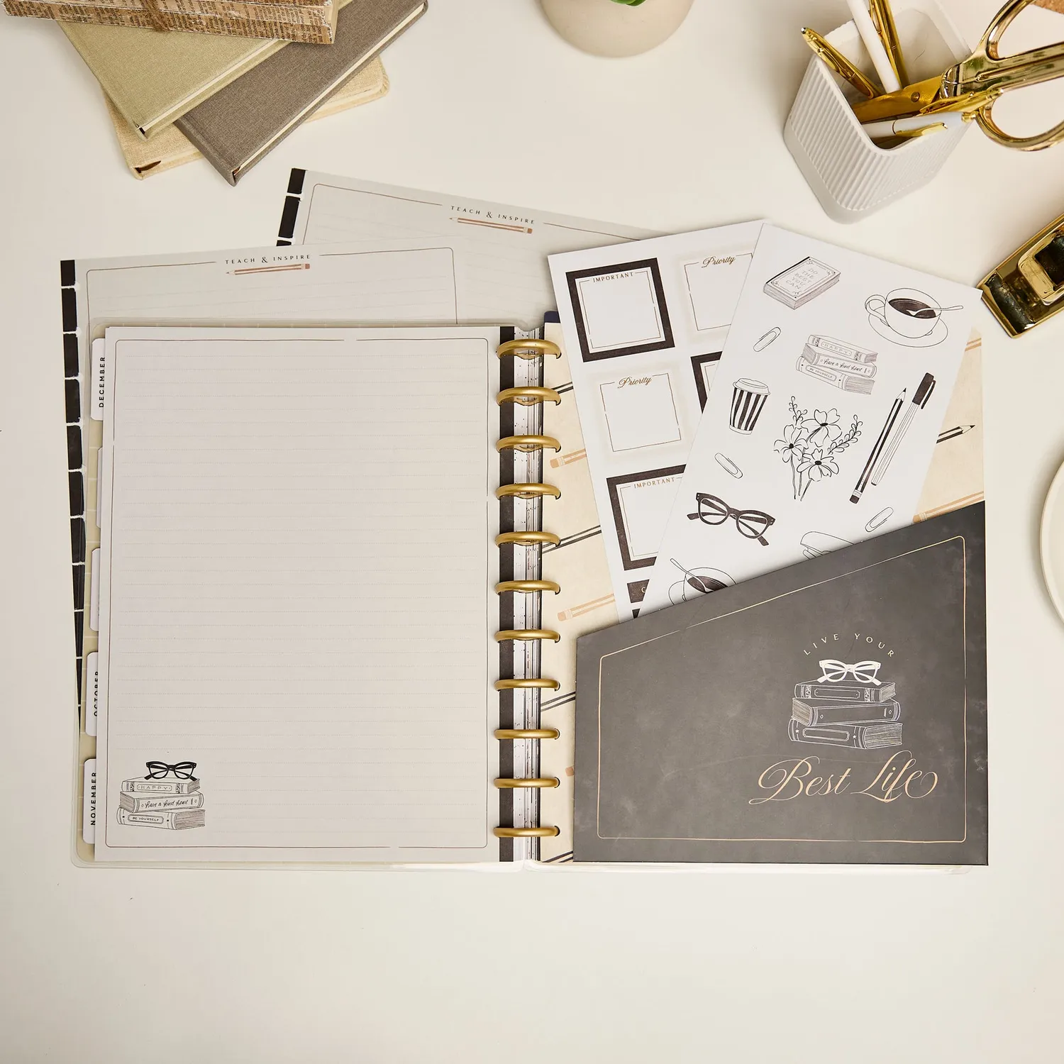 Happy Planner Chalkboard Charm kit planner Big teacher