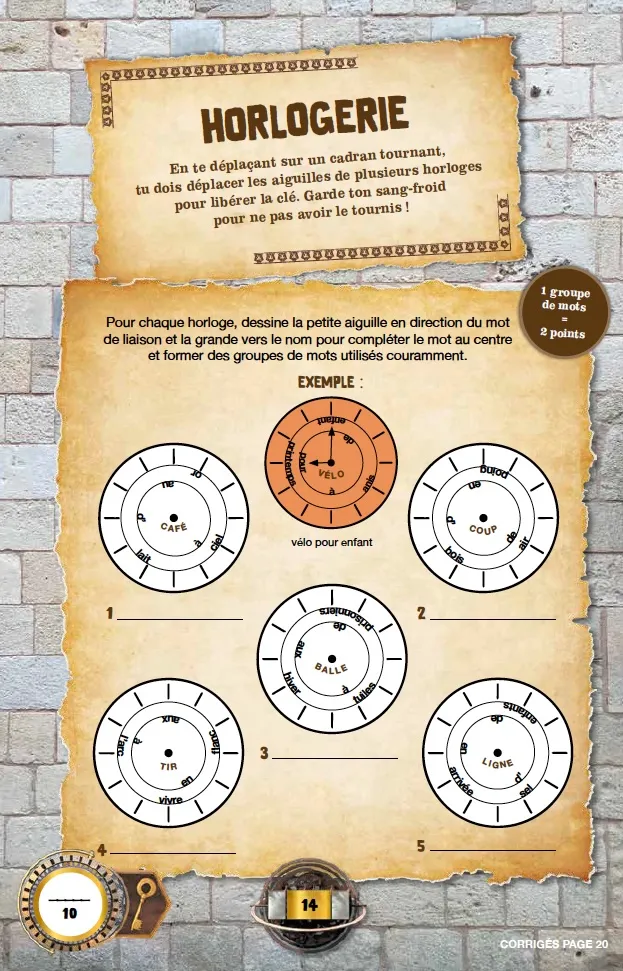 Frigobloc Incollables Fort Boyard cahier vacances CP-CE1 6-7 ans