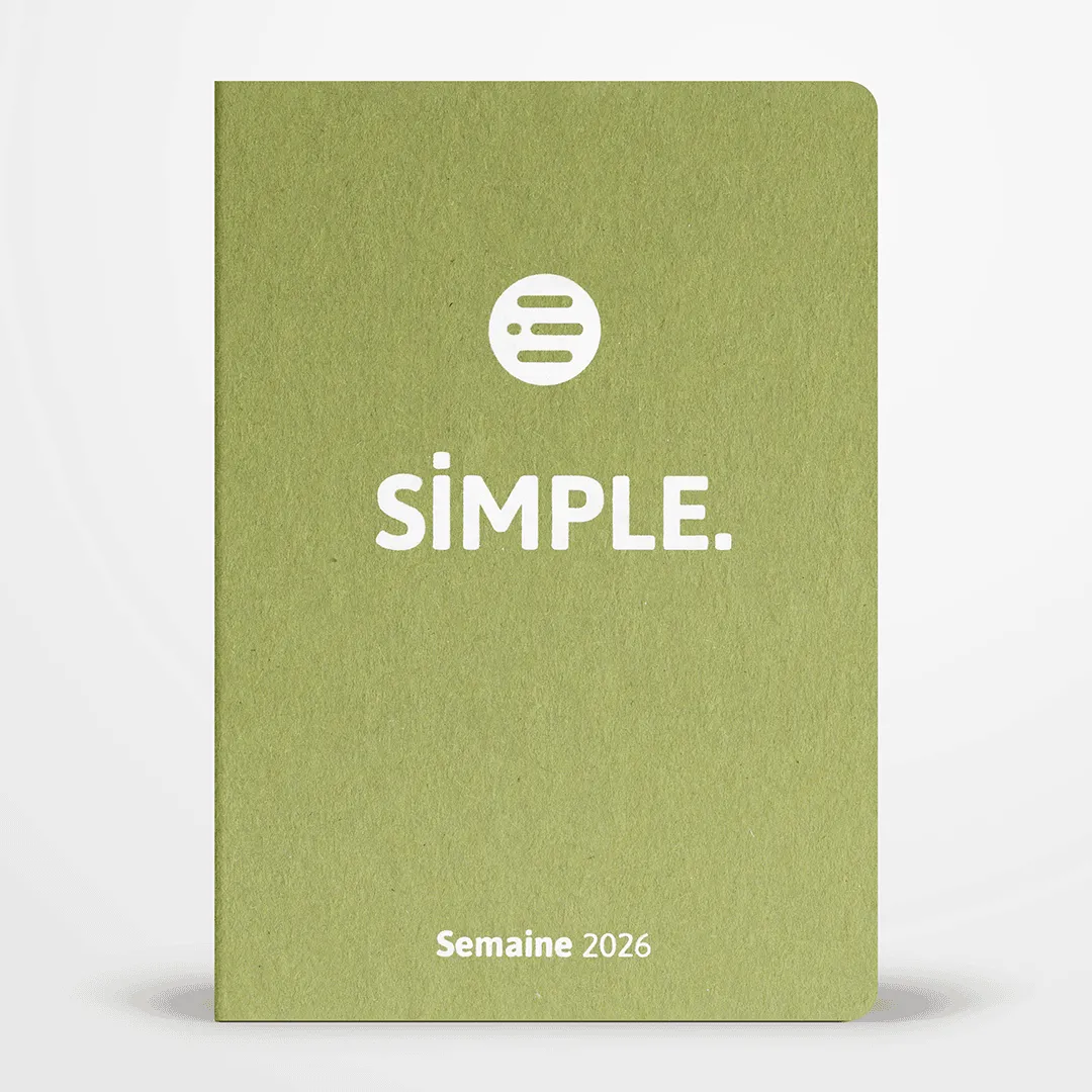 My365 SIMPLE Semaine agenda 2026/2027 + jaquette Zen
