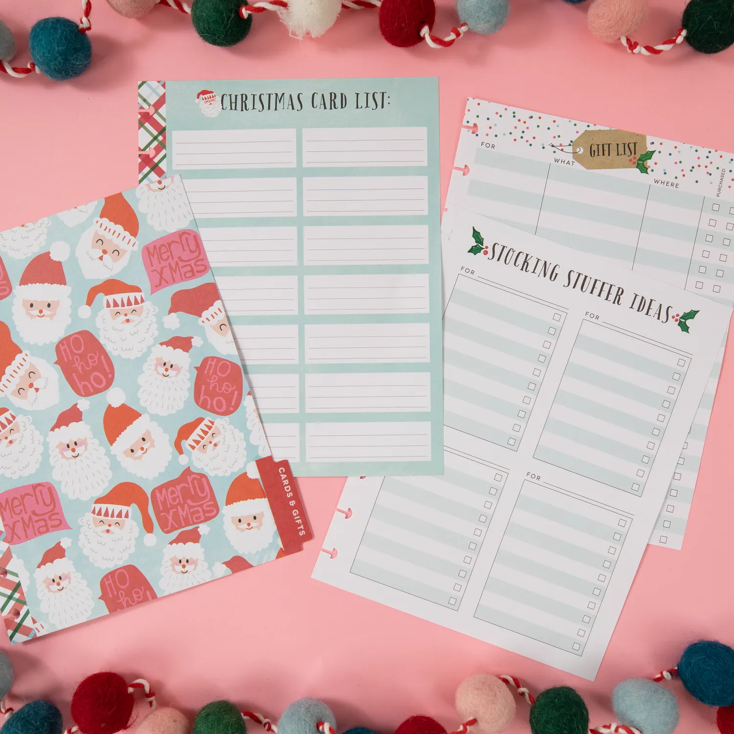 Happy Planner Christmas Holiday pack accessoires Classic