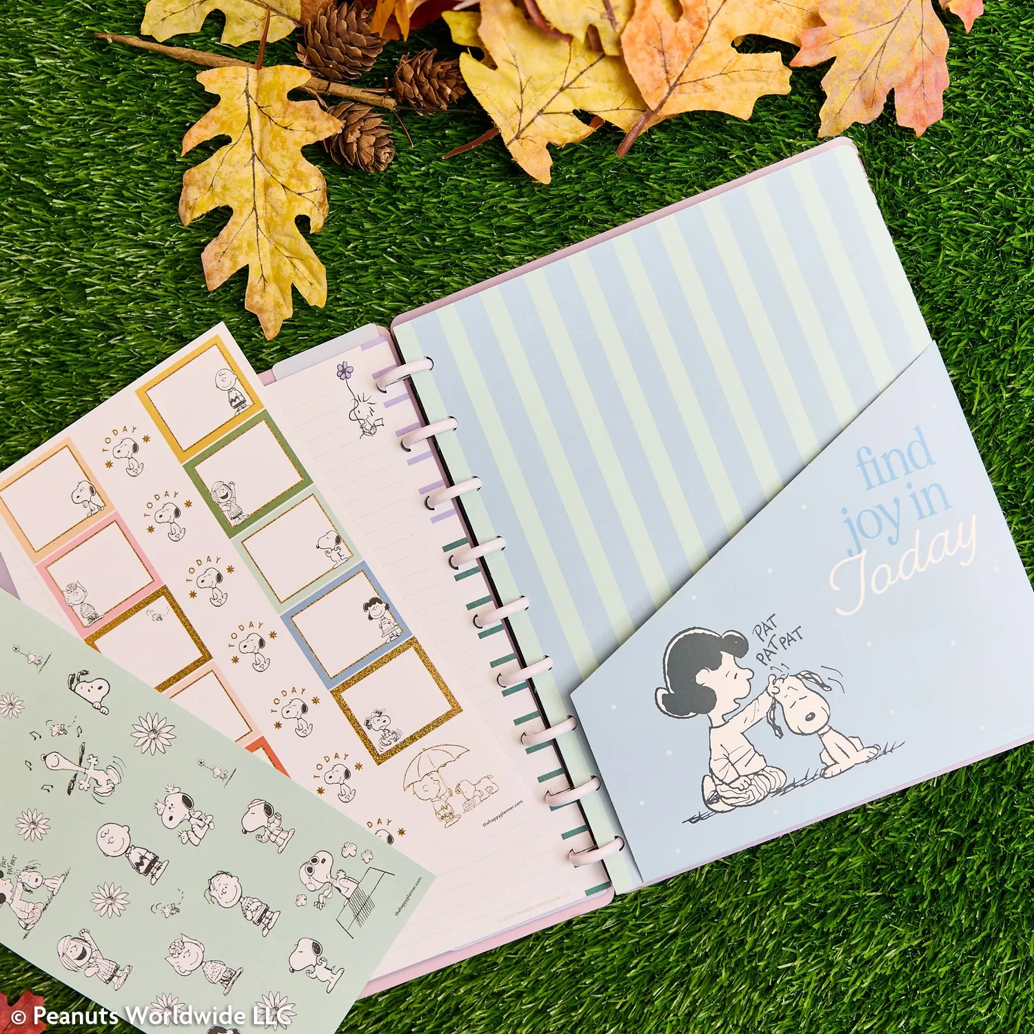 Happy Planner Peanuts Snoopy pack accessoires Classic 24 pièces
