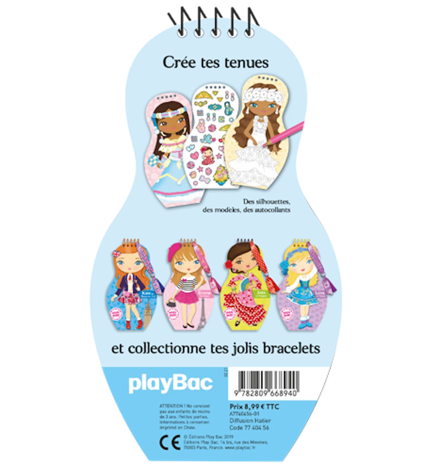Minimiki Mariées du monde carnet créatif stickers