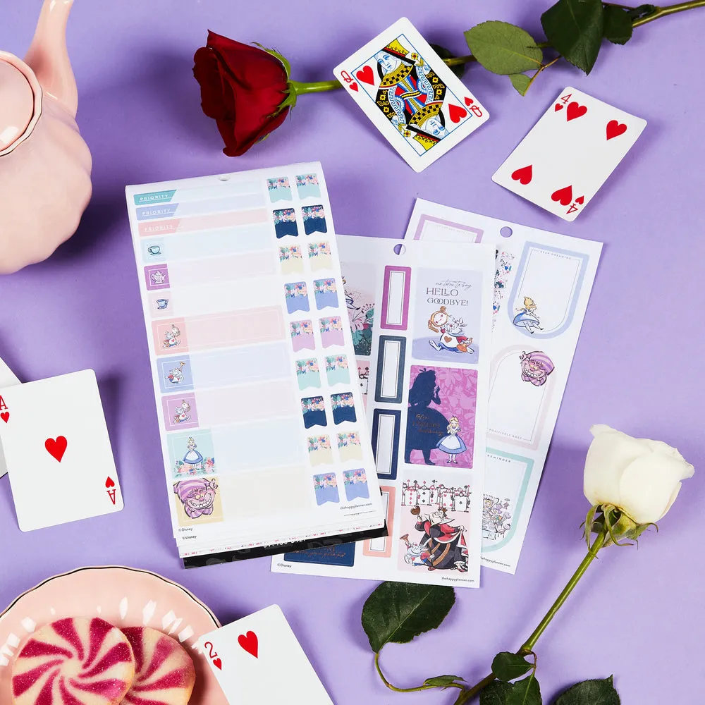 Happy Planner Disney Alice stickers féeriques 629 pièces