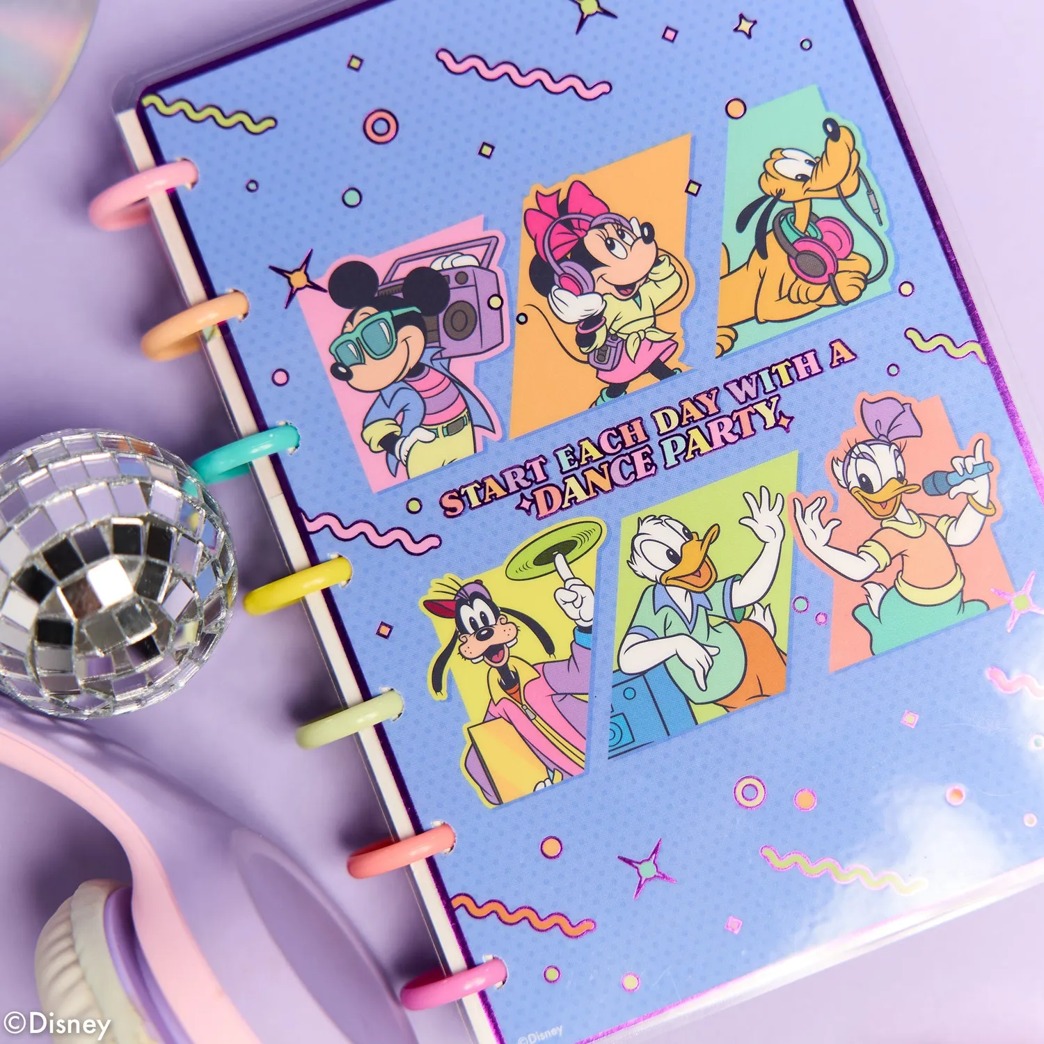 Happy Planner Disney Mickey agenda horizontal mini non daté