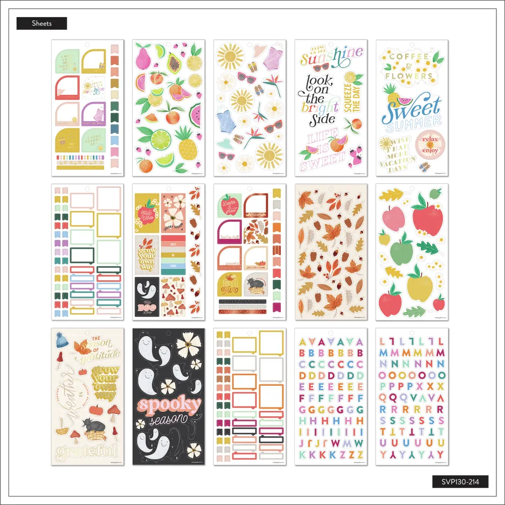 Happy Planner Seasonal Whimsy stickers value pack 769