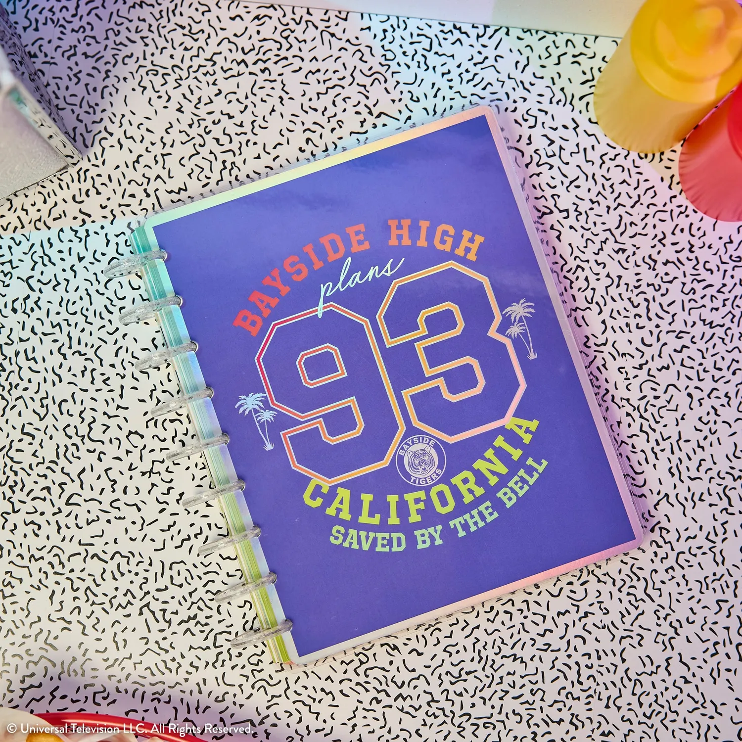 Happy Planner Saved By The Bell agenda dashboard 2026-2027