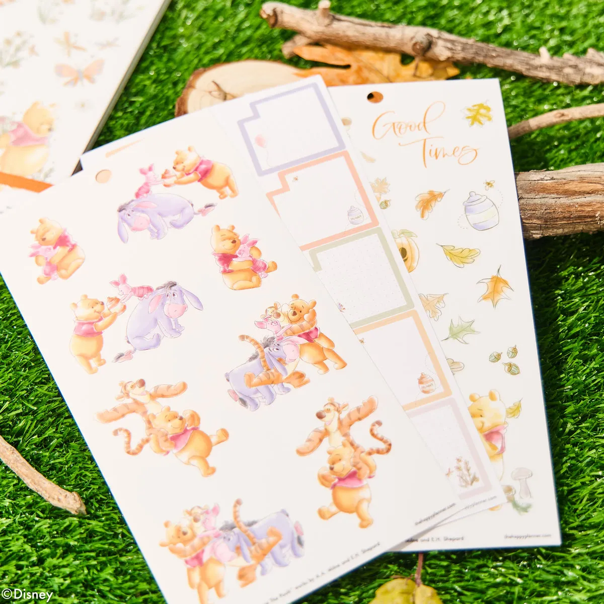 Happy Planner Disney Winnie the Pooh carnet stickers Classic 609 saisonnier
