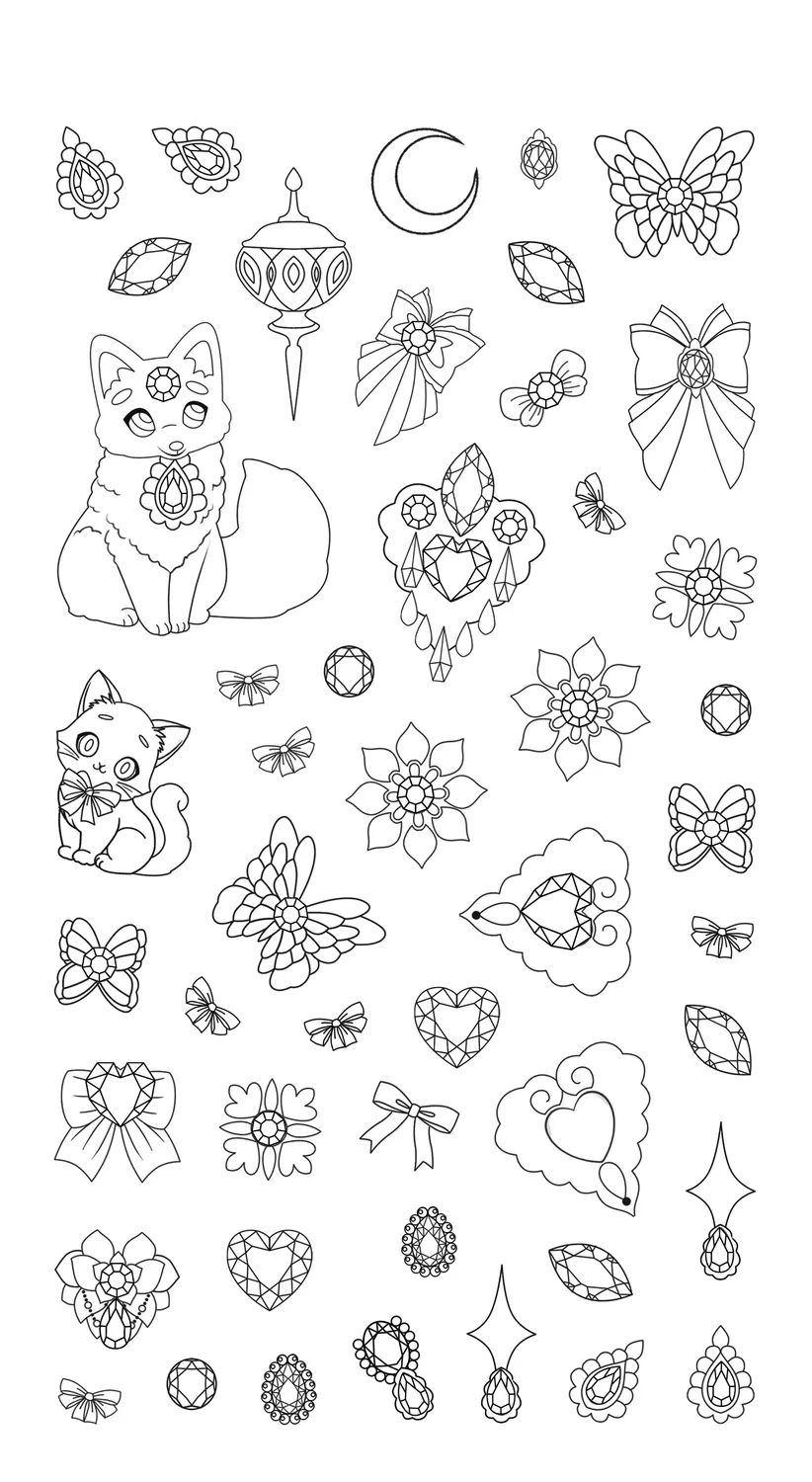 Frigobloc Strass et coloriages cahier coloriage Princesses strass