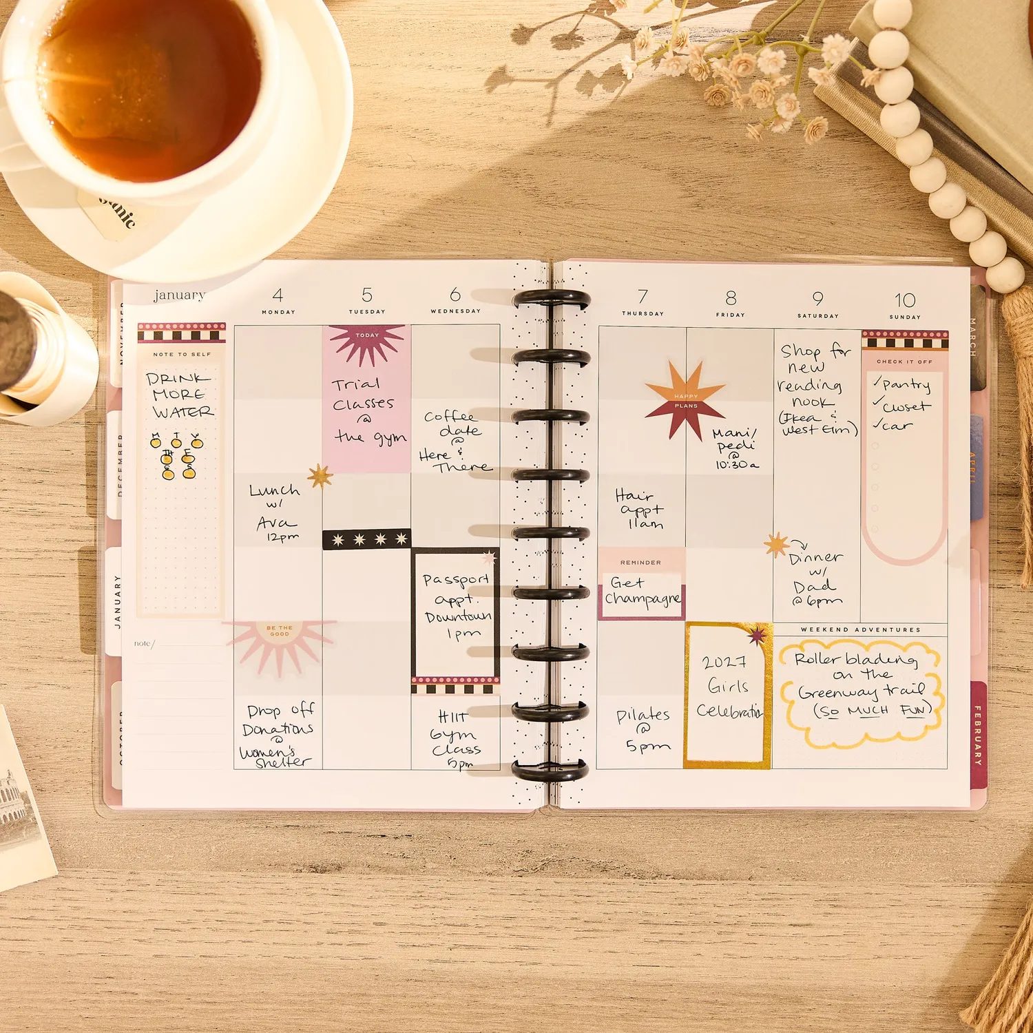 Happy Planner Horizon Lines agenda classic juillet 2026-juin 2027